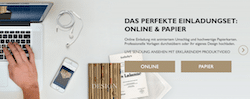 das perfekte einladungsset online und papier